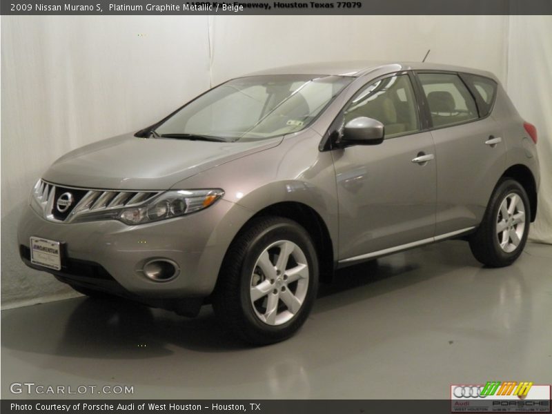 Platinum Graphite Metallic / Beige 2009 Nissan Murano S