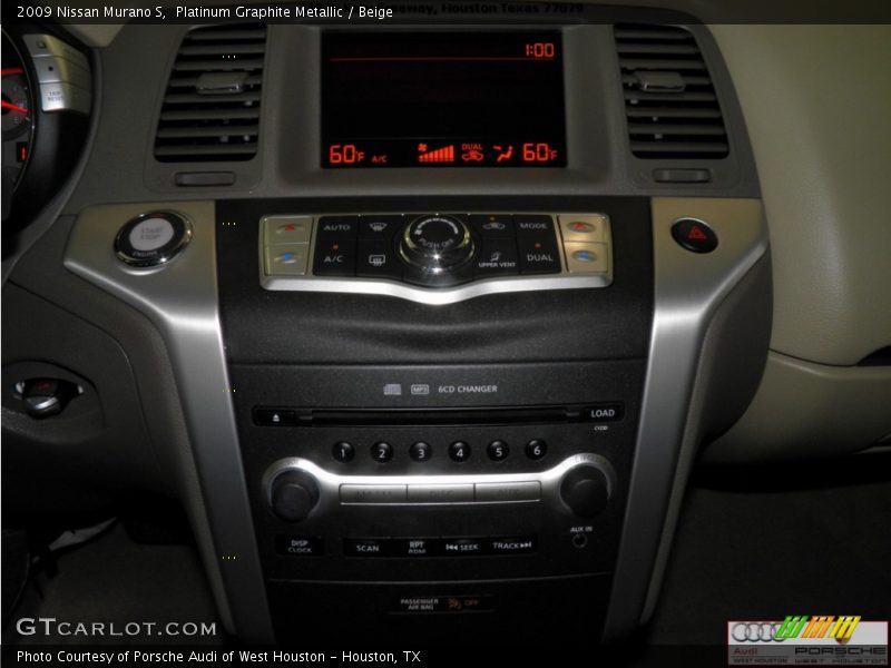 Platinum Graphite Metallic / Beige 2009 Nissan Murano S