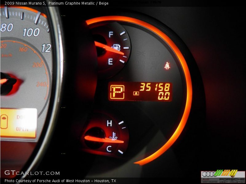 Platinum Graphite Metallic / Beige 2009 Nissan Murano S