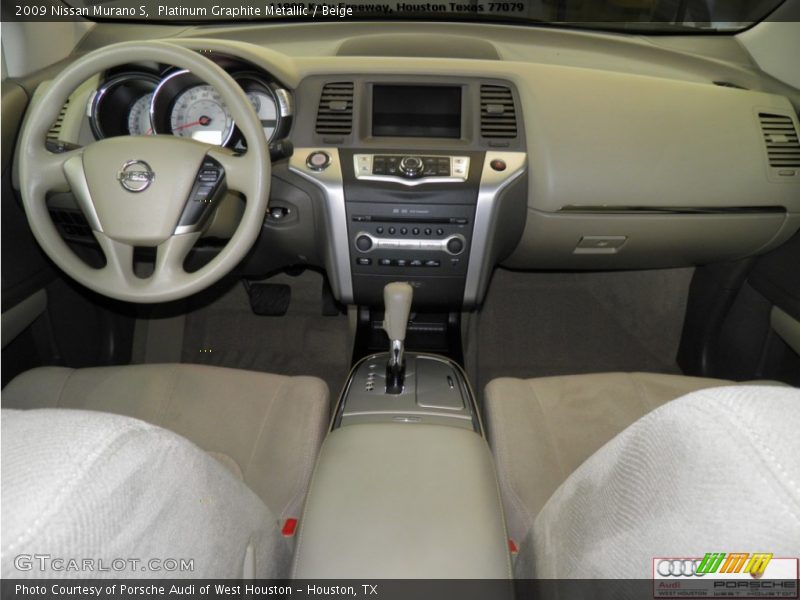 Platinum Graphite Metallic / Beige 2009 Nissan Murano S