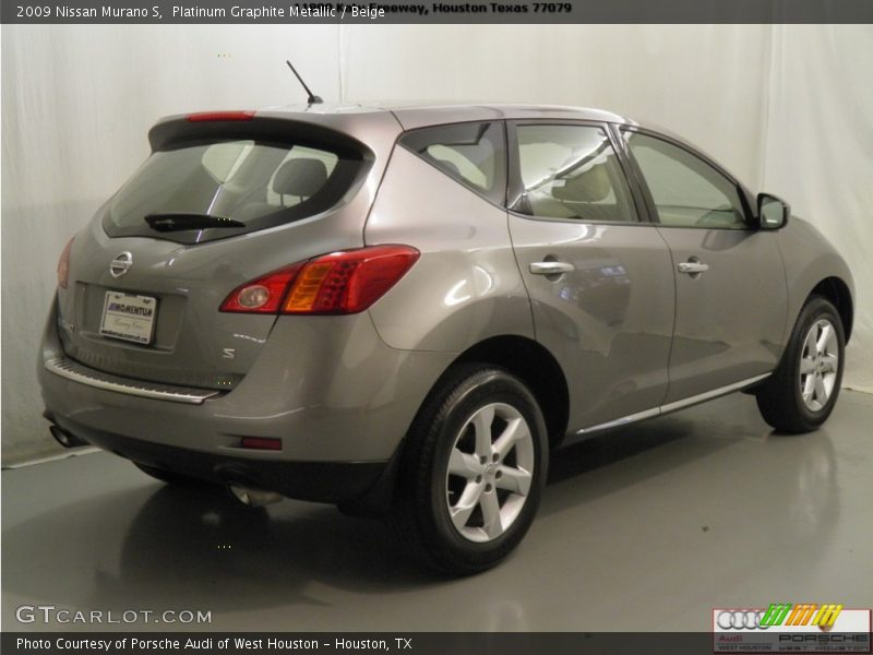Platinum Graphite Metallic / Beige 2009 Nissan Murano S