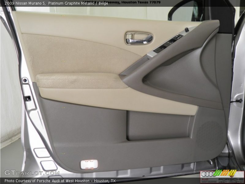 Platinum Graphite Metallic / Beige 2009 Nissan Murano S