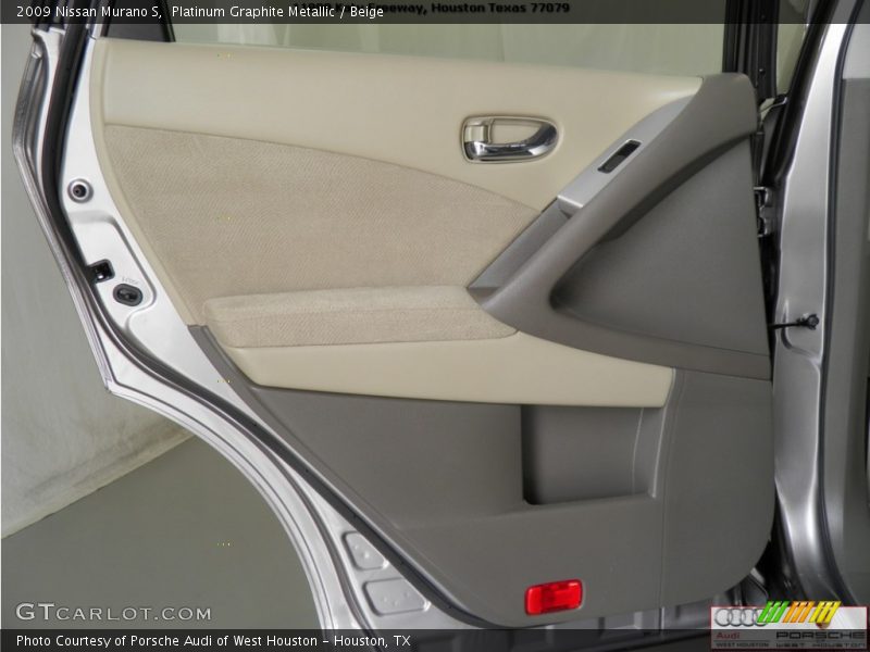 Platinum Graphite Metallic / Beige 2009 Nissan Murano S