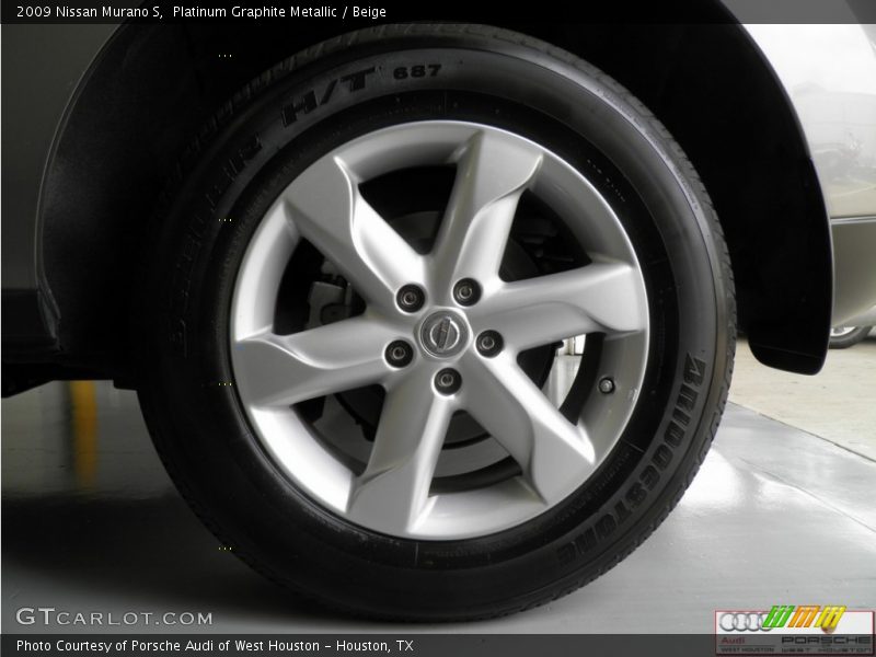 Platinum Graphite Metallic / Beige 2009 Nissan Murano S