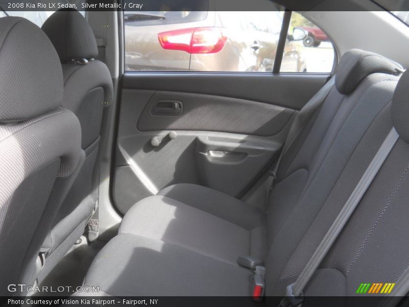 Silver Metallic / Gray 2008 Kia Rio LX Sedan