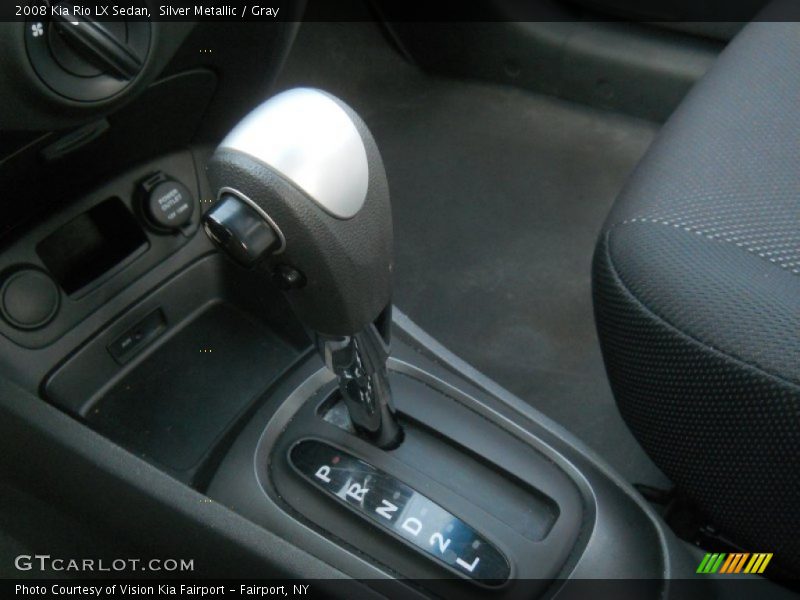 Silver Metallic / Gray 2008 Kia Rio LX Sedan
