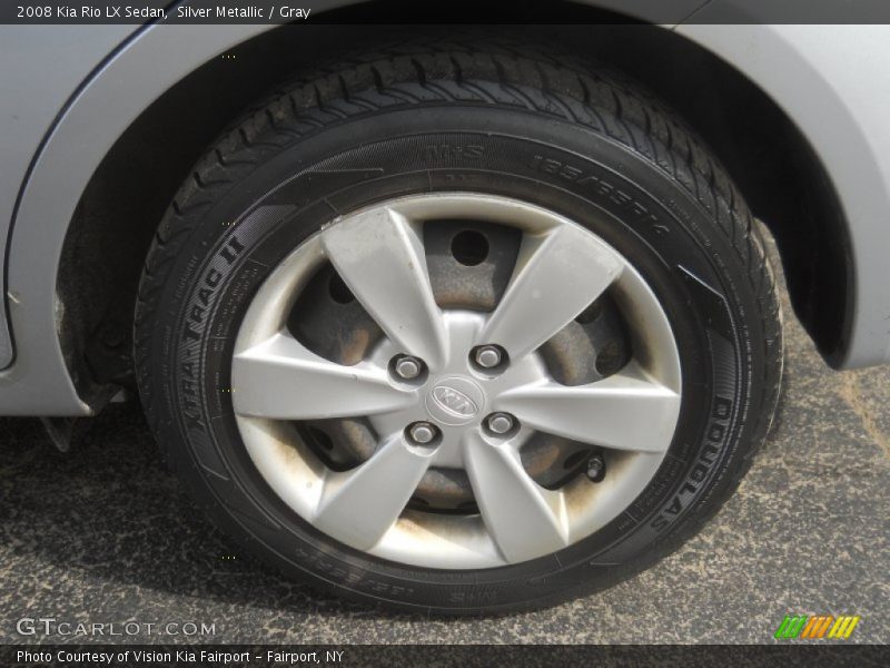 Silver Metallic / Gray 2008 Kia Rio LX Sedan