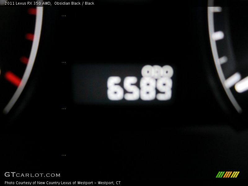 Obsidian Black / Black 2011 Lexus RX 350 AWD