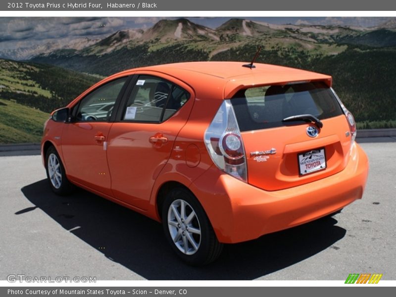  2012 Prius c Hybrid Four Habanero