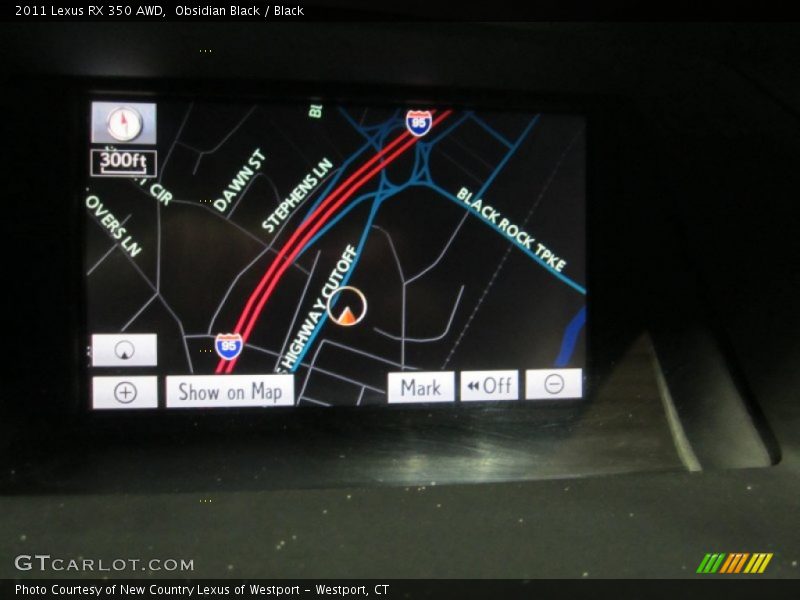 Obsidian Black / Black 2011 Lexus RX 350 AWD