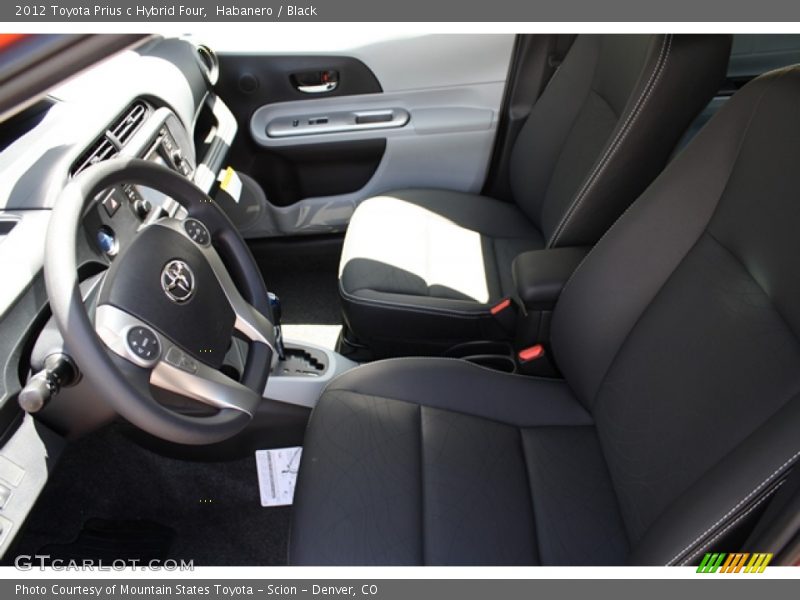 Habanero / Black 2012 Toyota Prius c Hybrid Four