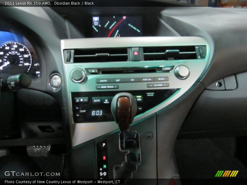 Obsidian Black / Black 2011 Lexus RX 350 AWD
