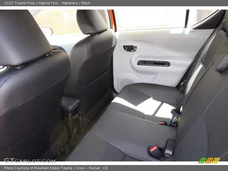 Habanero / Black 2012 Toyota Prius c Hybrid Four