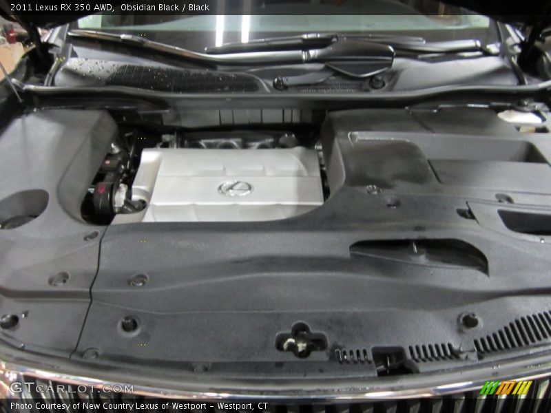 Obsidian Black / Black 2011 Lexus RX 350 AWD