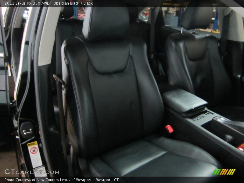 Obsidian Black / Black 2011 Lexus RX 350 AWD