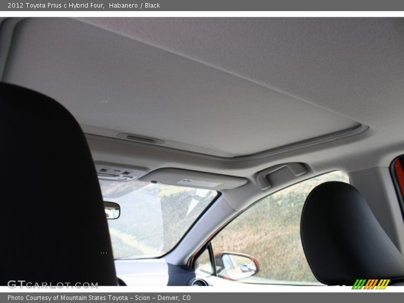 Habanero / Black 2012 Toyota Prius c Hybrid Four