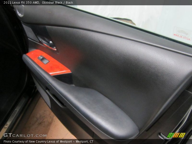 Obsidian Black / Black 2011 Lexus RX 350 AWD