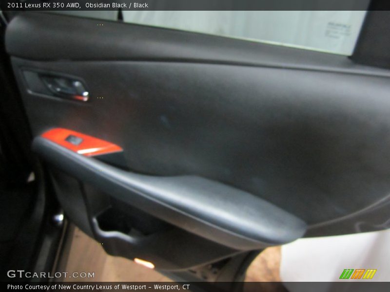 Obsidian Black / Black 2011 Lexus RX 350 AWD