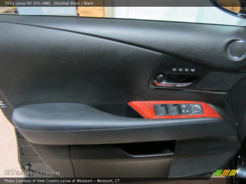 Obsidian Black / Black 2011 Lexus RX 350 AWD