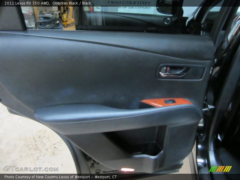 Obsidian Black / Black 2011 Lexus RX 350 AWD