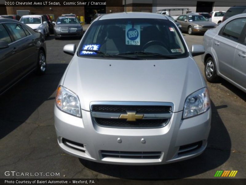 Cosmic Silver / Charcoal 2010 Chevrolet Aveo LT Sedan