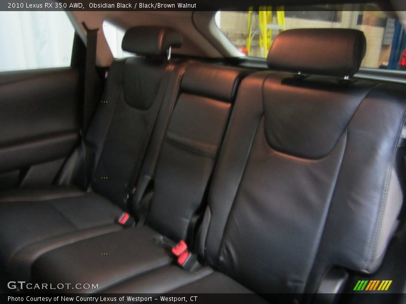 Obsidian Black / Black/Brown Walnut 2010 Lexus RX 350 AWD
