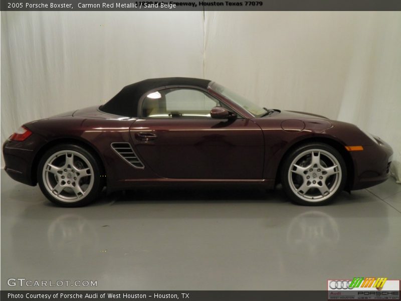 Carmon Red Metallic / Sand Beige 2005 Porsche Boxster