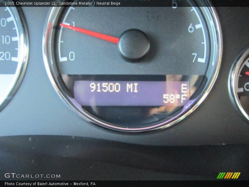 Sandstone Metallic / Neutral Beige 2005 Chevrolet Uplander LS
