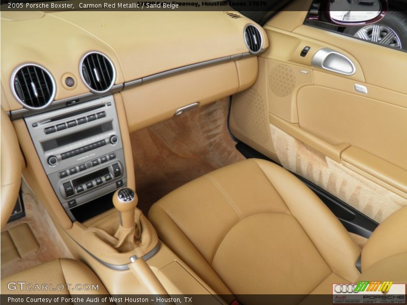Carmon Red Metallic / Sand Beige 2005 Porsche Boxster