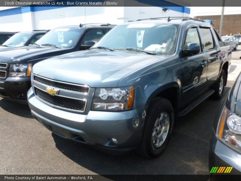 Blue Granite Metallic / Ebony 2008 Chevrolet Avalanche LS 4x4