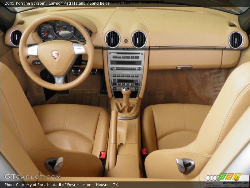 Carmon Red Metallic / Sand Beige 2005 Porsche Boxster