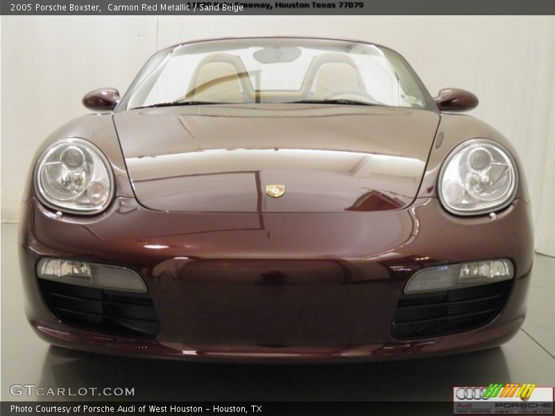 Carmon Red Metallic / Sand Beige 2005 Porsche Boxster