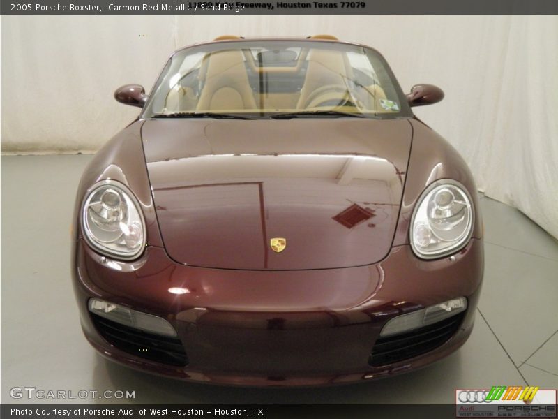 Carmon Red Metallic / Sand Beige 2005 Porsche Boxster