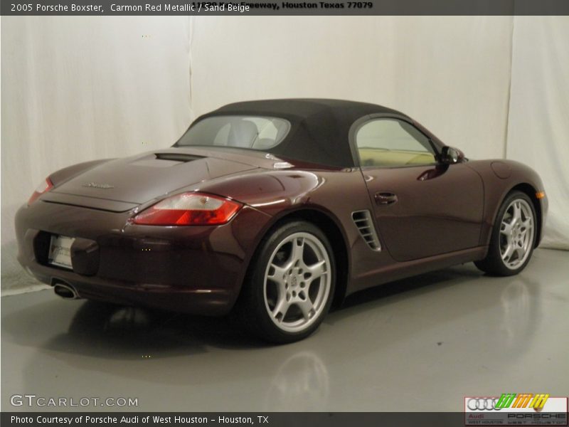 Carmon Red Metallic / Sand Beige 2005 Porsche Boxster