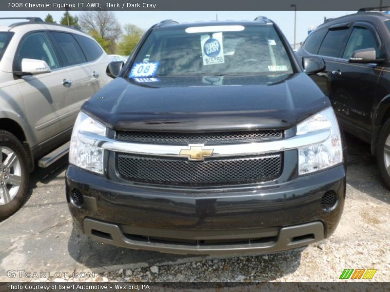 Black / Dark Gray 2008 Chevrolet Equinox LT AWD