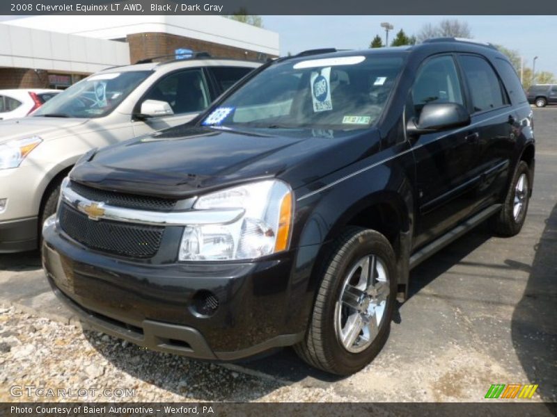 Black / Dark Gray 2008 Chevrolet Equinox LT AWD