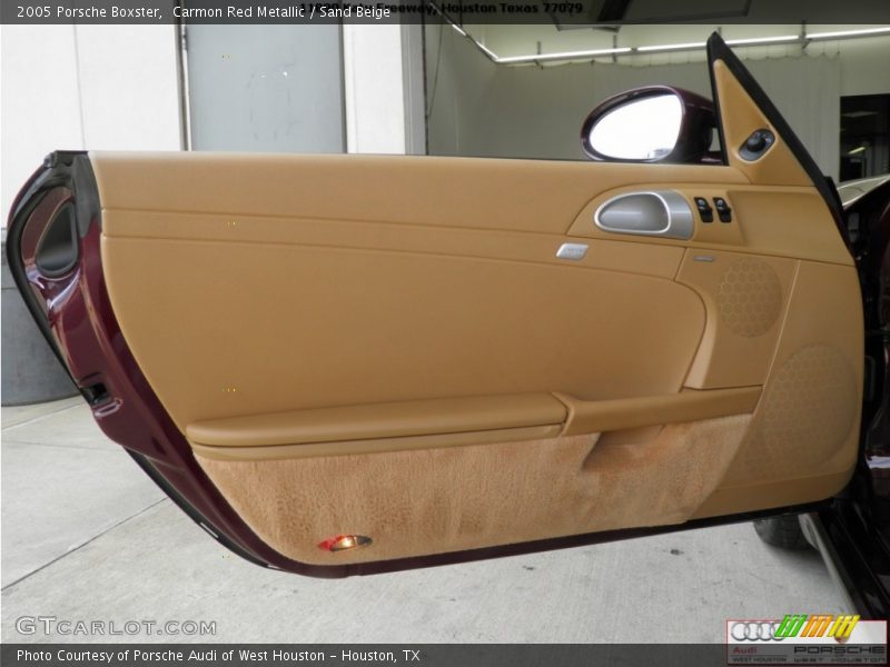Carmon Red Metallic / Sand Beige 2005 Porsche Boxster