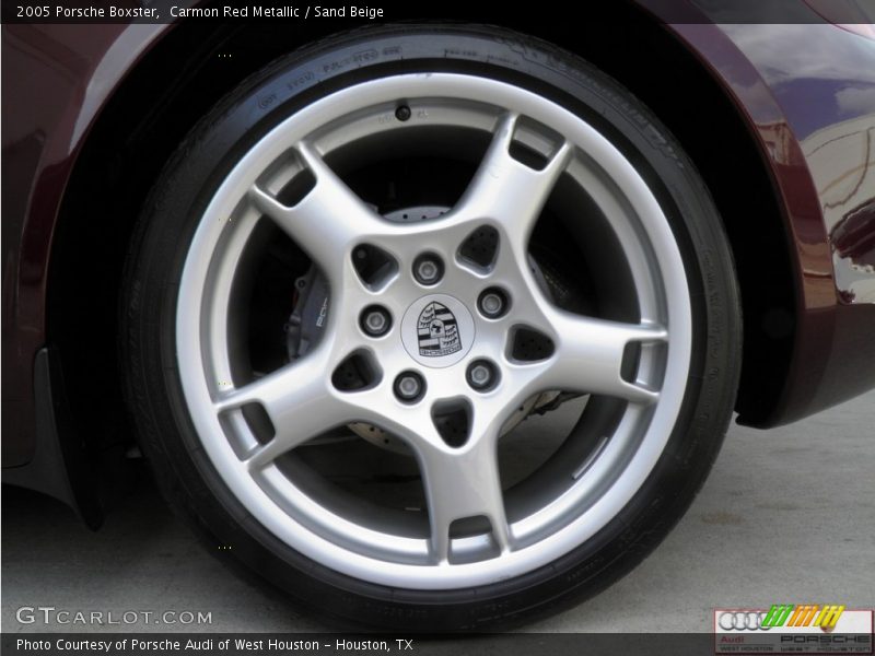 Carmon Red Metallic / Sand Beige 2005 Porsche Boxster