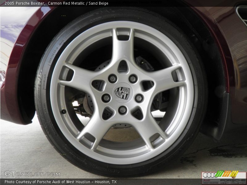Carmon Red Metallic / Sand Beige 2005 Porsche Boxster