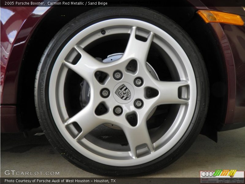 Carmon Red Metallic / Sand Beige 2005 Porsche Boxster