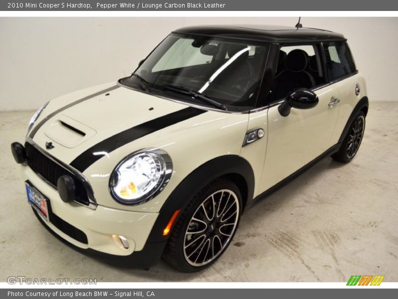 Pepper White / Lounge Carbon Black Leather 2010 Mini Cooper S Hardtop