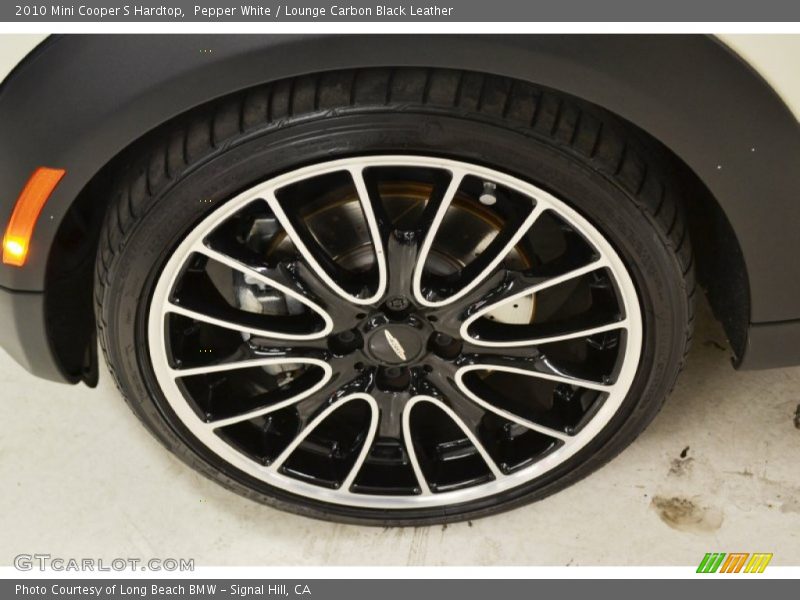 Pepper White / Lounge Carbon Black Leather 2010 Mini Cooper S Hardtop