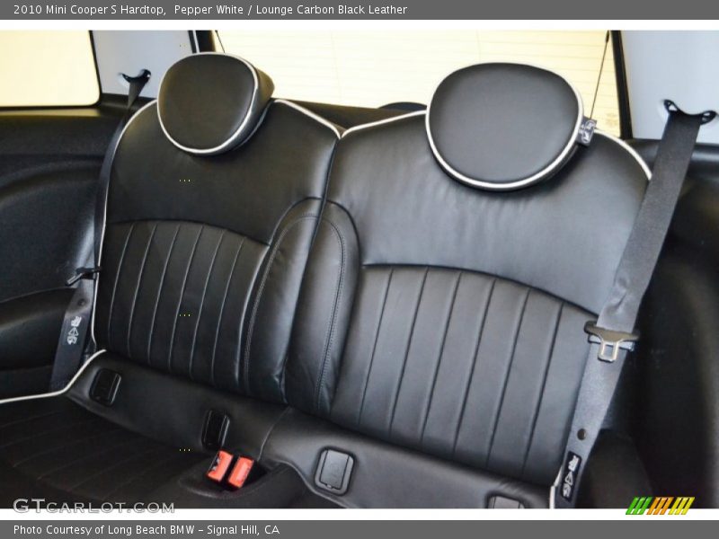 Pepper White / Lounge Carbon Black Leather 2010 Mini Cooper S Hardtop