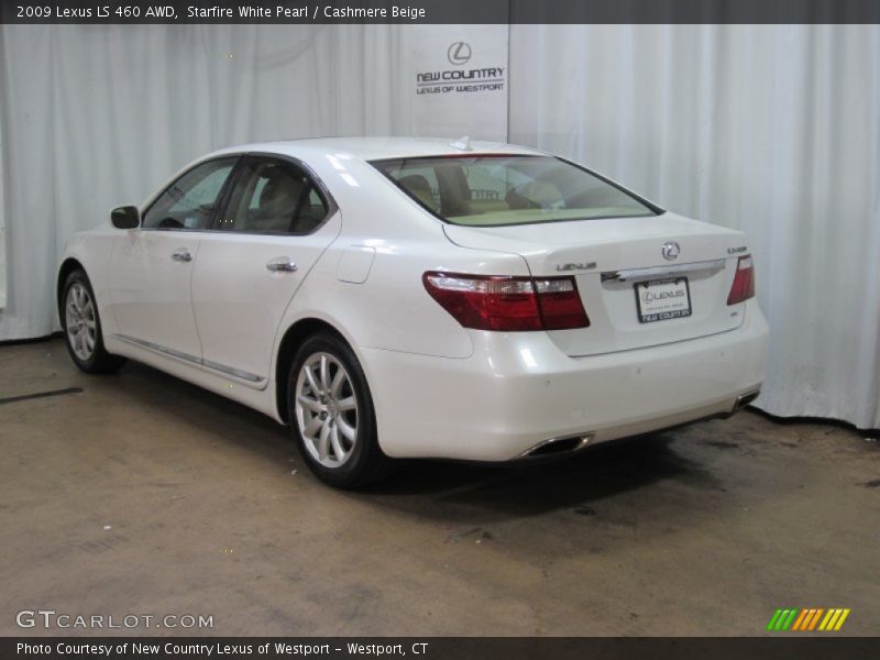 Starfire White Pearl / Cashmere Beige 2009 Lexus LS 460 AWD