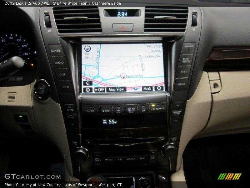 Starfire White Pearl / Cashmere Beige 2009 Lexus LS 460 AWD