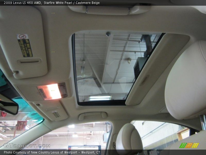 Starfire White Pearl / Cashmere Beige 2009 Lexus LS 460 AWD