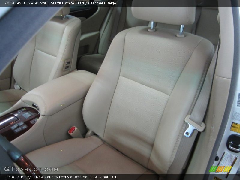 Starfire White Pearl / Cashmere Beige 2009 Lexus LS 460 AWD