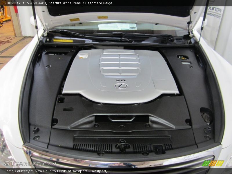 Starfire White Pearl / Cashmere Beige 2009 Lexus LS 460 AWD