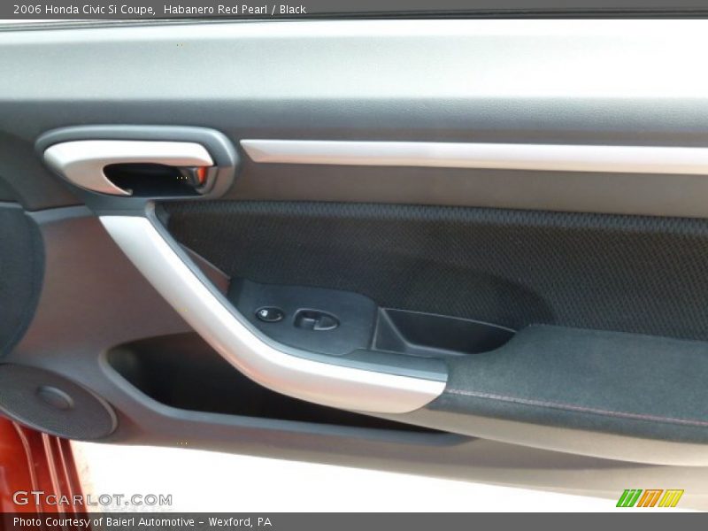 Habanero Red Pearl / Black 2006 Honda Civic Si Coupe