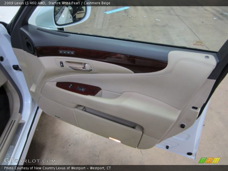 Starfire White Pearl / Cashmere Beige 2009 Lexus LS 460 AWD